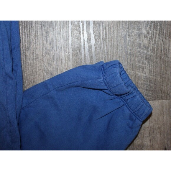 Mate The Label Organic Fleece Relaxed Pocket Jogger Sweatpants BLUE NWOT M - Picture 3 of 5